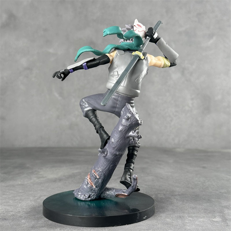 New Naruto Figure Crow Itachi Uchiha Sasuke Madara Obito Anbu Kakashi Model Boy Birthday
