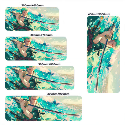 One Piece Mouse Pad Extra Large Zoro Esports Game Office Computer Keyboard Pad Notebook Desk Pad One Piece
