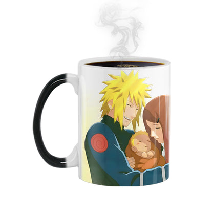 Naruto Naruto Naruto Color-Changing Mug Poured Into Hot Water Gradually Produces Patterns Interesting Coffee Cup Gift