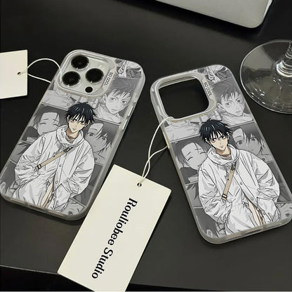 Ins Spell Battle For Apple 15promax Mobile Phone Case 14 Advanced Temperament 13 Color Silver IMD Protective Case