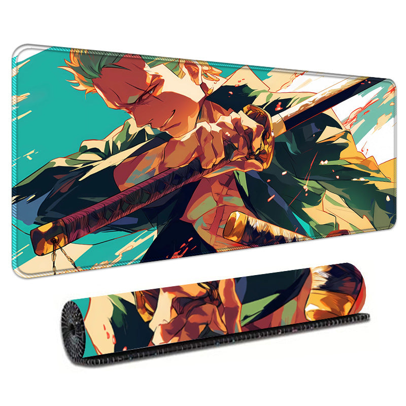 One Piece Mouse Pad Extra Large Zoro Esports Game Office Computer Keyboard Pad Notebook Desk Pad One Piece