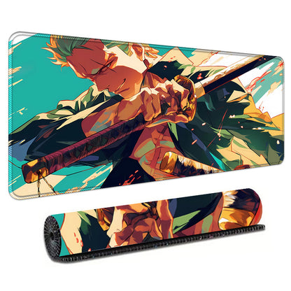 One Piece Mouse Pad Extra Large Zoro Esports Game Office Computer Keyboard Pad Notebook Desk Pad One Piece