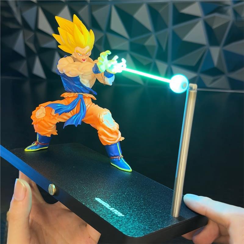 Nikoleroy Turtle School Qigong Wave Goku Floating Night Light Dragon Ball Peripheral Figurine Gift For Men And Women