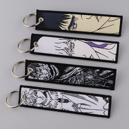Jojo's Bizarre Adventure Sword Style Keychain Fabric Key Pendant Creative Fabric Pendant
