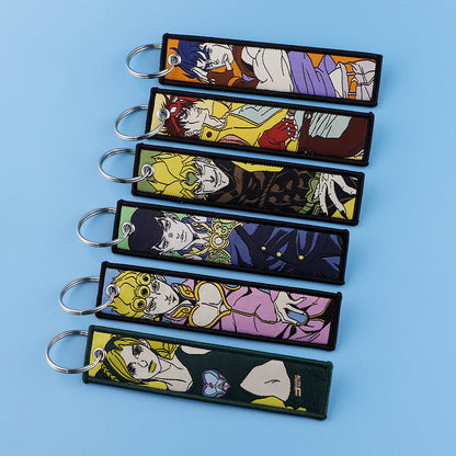 Jojo's Bizarre Adventure Sword Style Keychain Fabric Key Pendant Creative Fabric Pendant