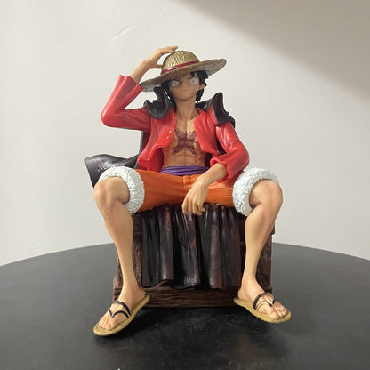 One Piece Sitting Luffy 17Cm