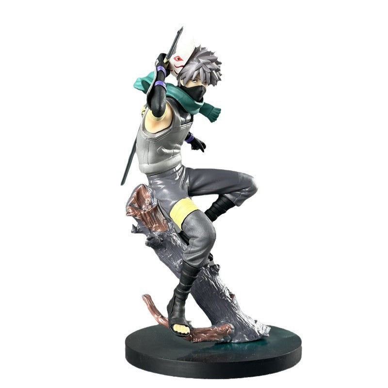 New Naruto Figure Crow Itachi Uchiha Sasuke Madara Obito Anbu Kakashi Model Boy Birthday