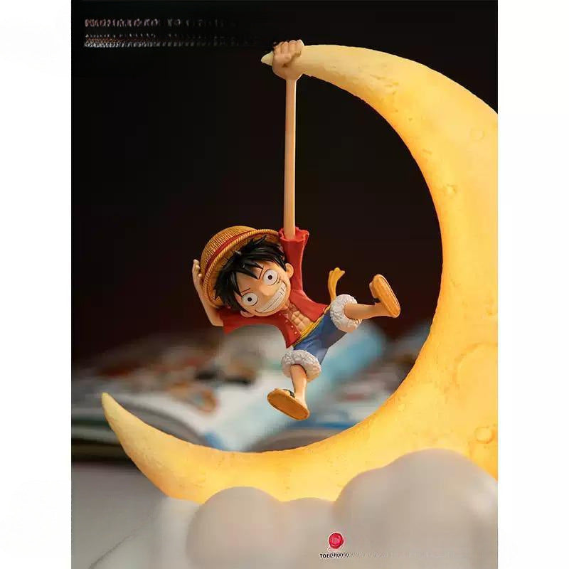 One Piece Rubber Fruit Power User Lala Luffy Magnetic Night Light Anime Peripheral Desktop Ornament