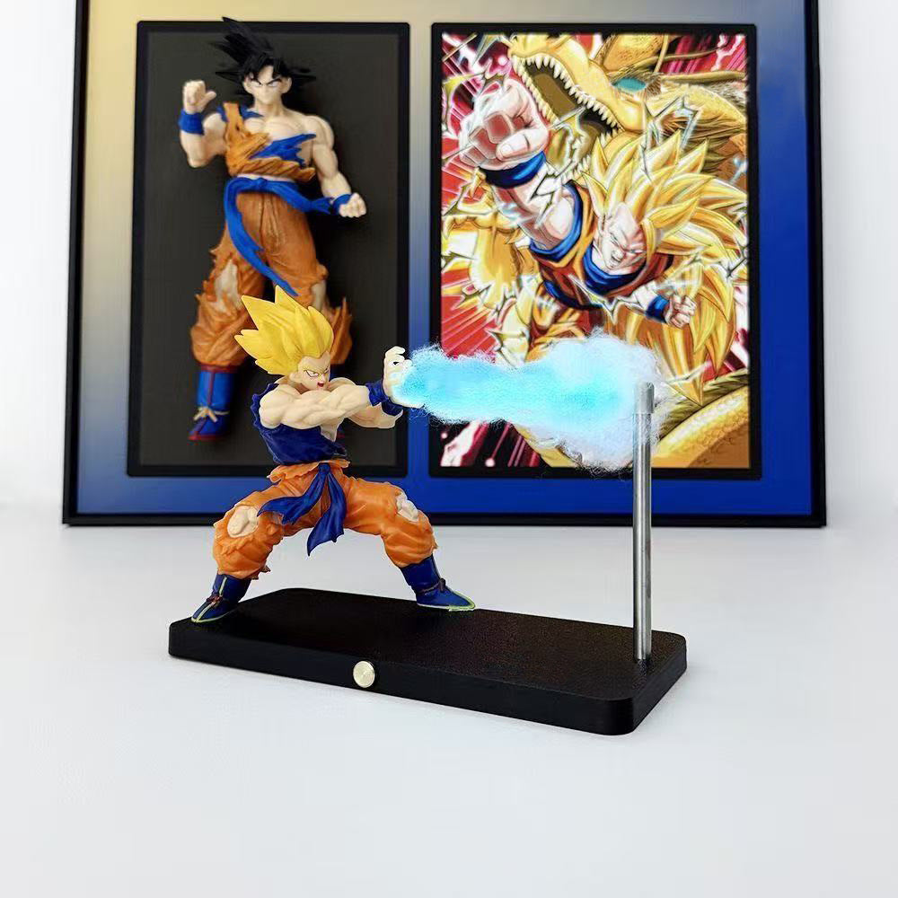 Nikoleroy Turtle School Qigong Wave Goku Floating Night Light Dragon Ball Peripheral Figurine Gift For Men And Women