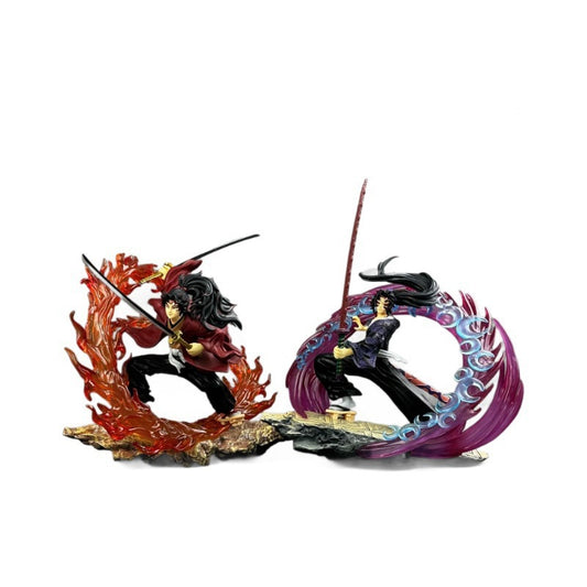 Demon Slayer: Kimetsu No Yaiba Black Death Mu Battle Kiyogami Genma Luminous Version Gk Statue Model Ornament Figure Wholesale
