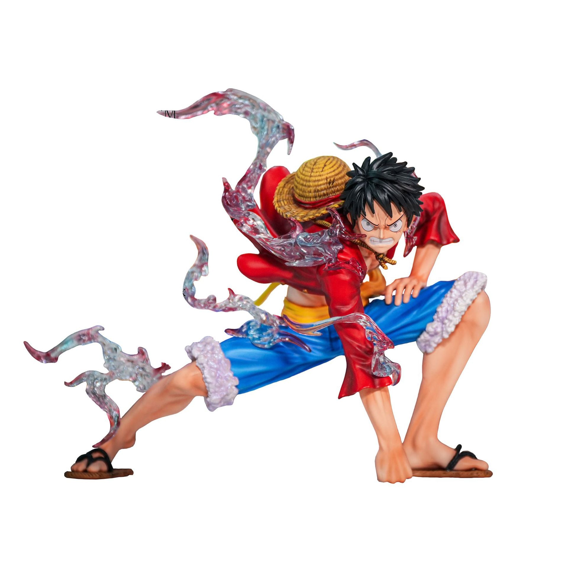 One Piece Jt Model Eight Times Mirror Luffy White/Red Two Figures Model Trendy Ornaments Wholesale