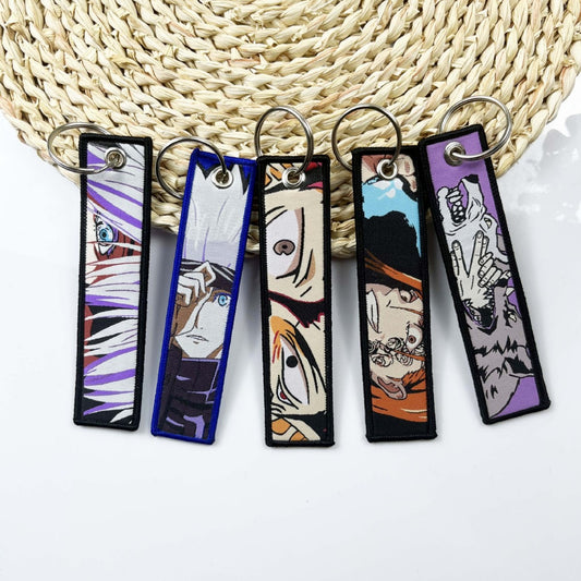 Spell Back To War Five Enlightenment Knotweed Leisurely Weaving Mark Key Chain Pendant Jewelry Logo Embroidery Lanyard Factory Direct Supply