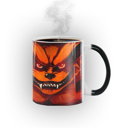 Naruto Naruto Naruto Color-Changing Mug Poured Into Hot Water Gradually Produces Patterns Interesting Coffee Cup Gift