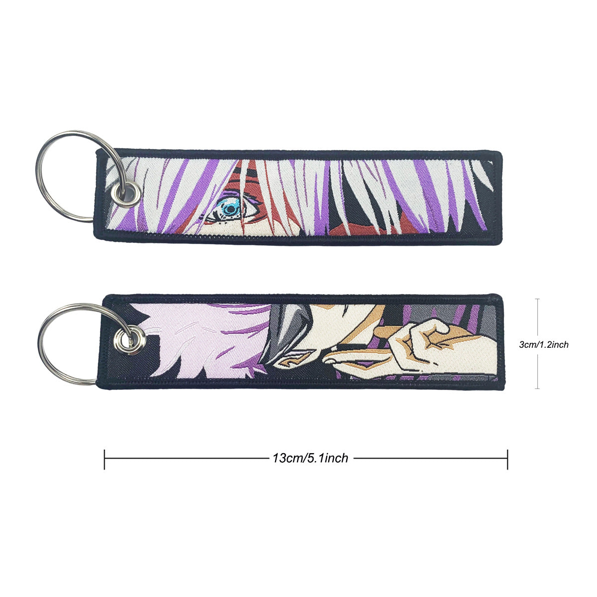 Spell Back To War Five Enlightenment Knotweed Leisurely Weaving Mark Key Chain Pendant Jewelry Logo Embroidery Lanyard Factory Direct Supply