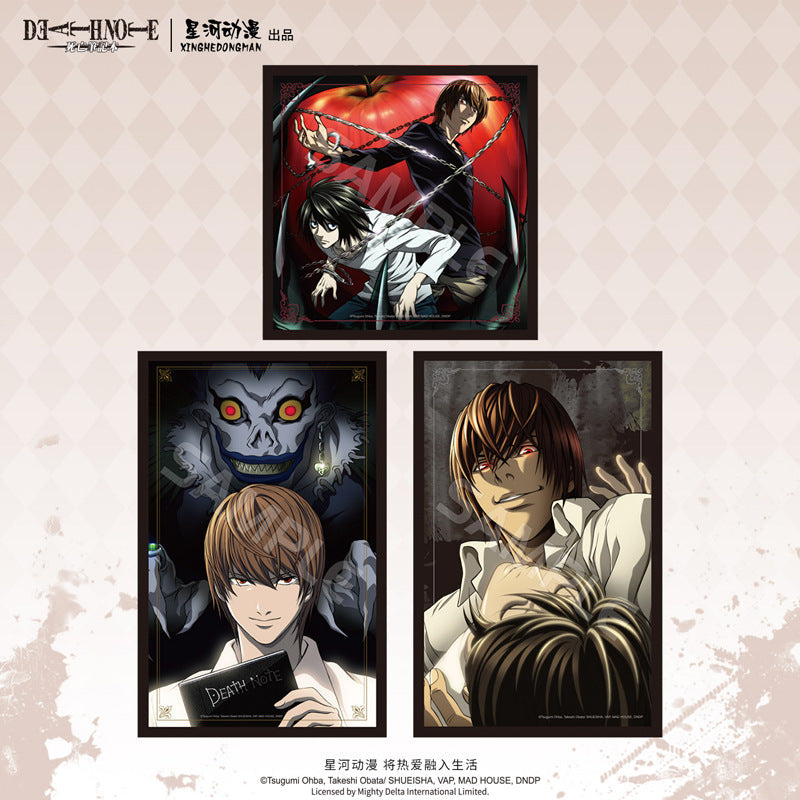 Xinghe Animation Death Note L & Night God Moon Chain KILL Ryuk Card Color Paper