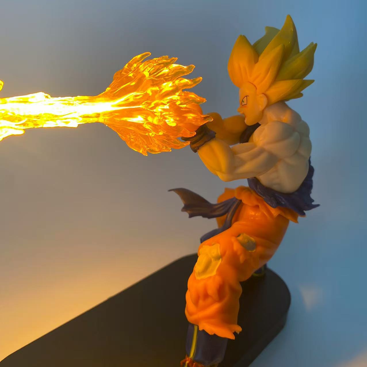 Dragon Ball Figure Turtle School Qigong Goku Luminous Shockwave Suspension Night Light Boxed Figure Ornament Gift